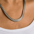 GLD Men South Beach Cuban Chain in Black - 8mm
