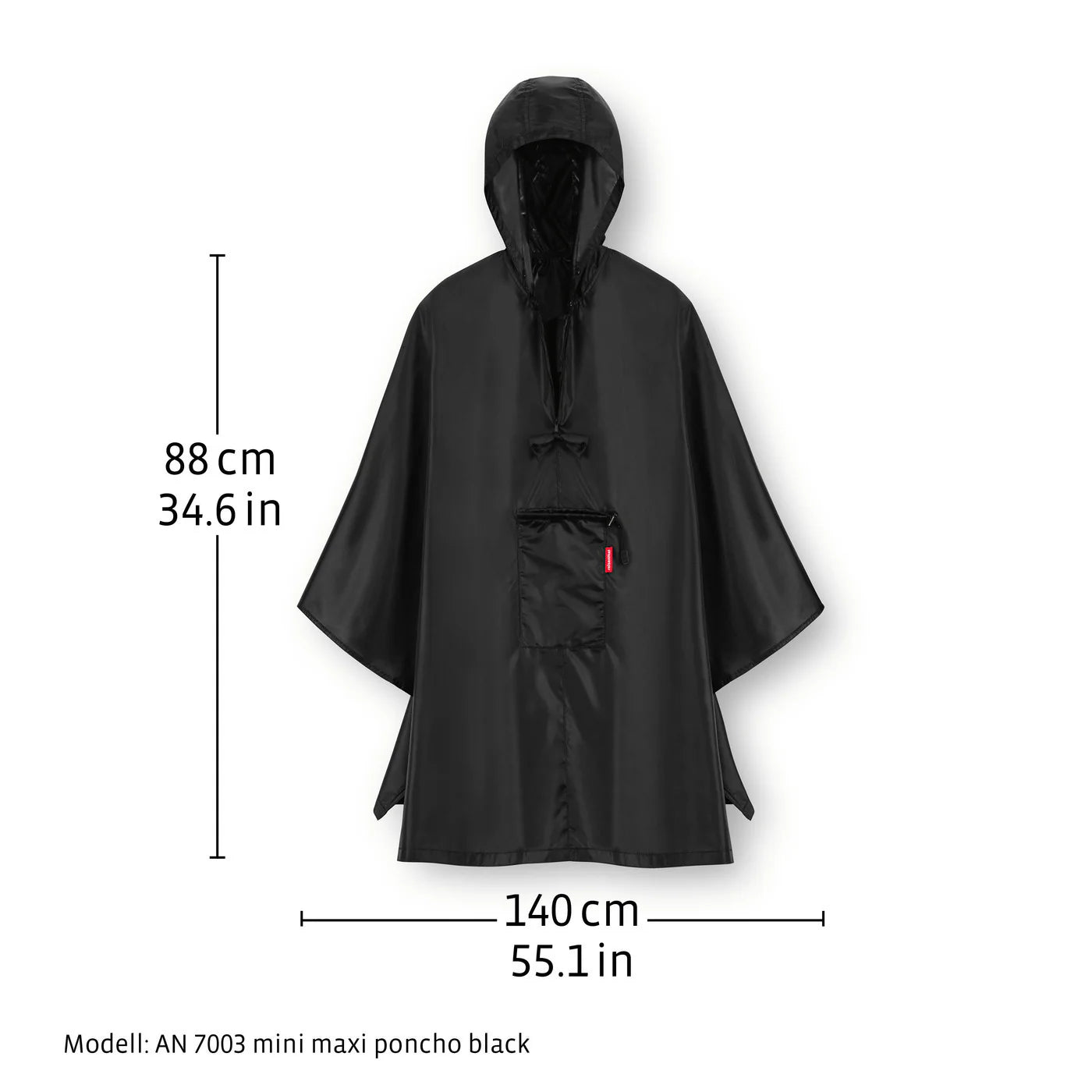 Mini Maxi Poncho Leo Macchiato