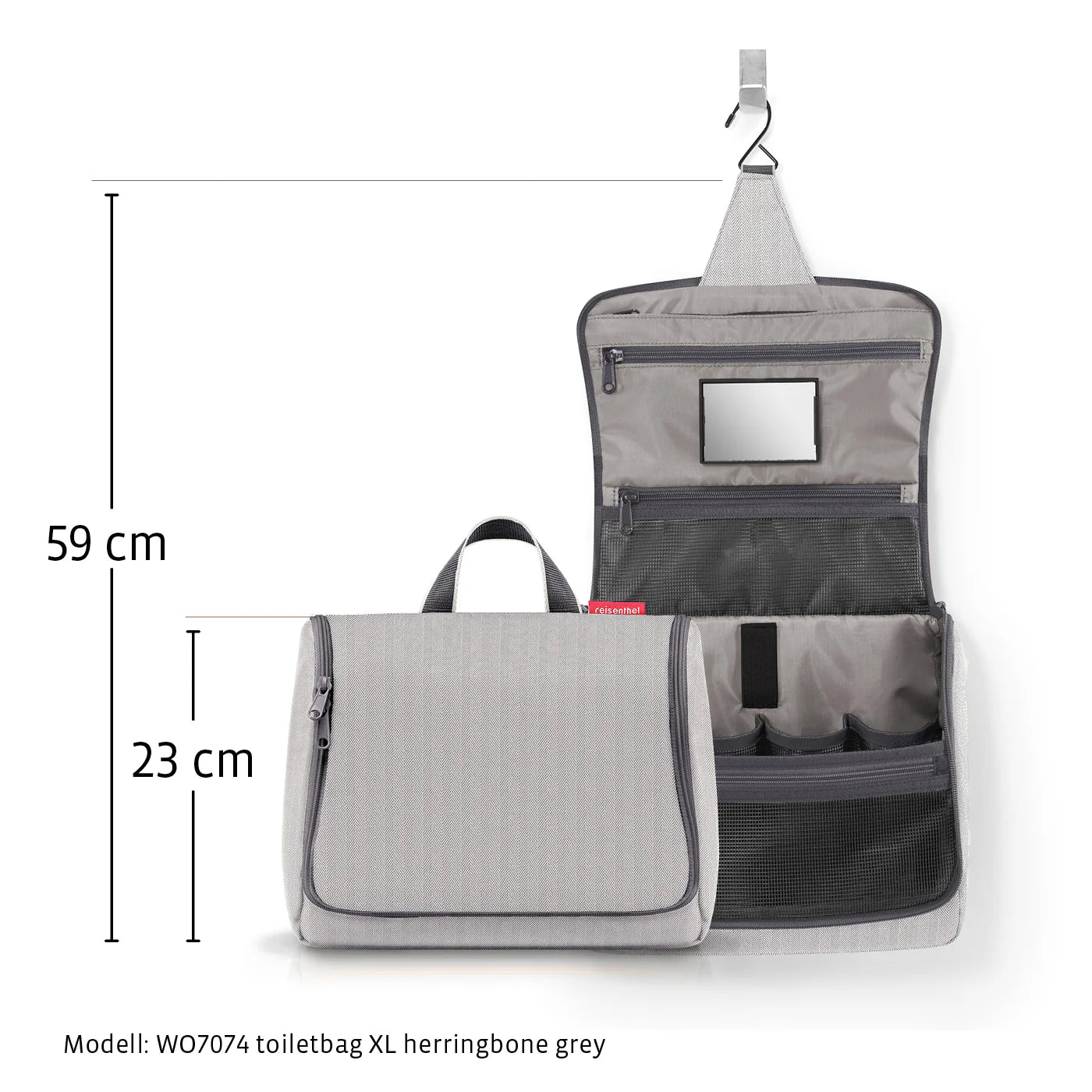 Toiletbag Xl Dots White