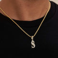 GLD Men Seattle Mariners Official MLB Micro Logo Pendant