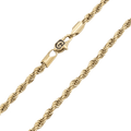 GLD Pendants - WOMEN 4mm Rope Chain