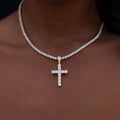 GLD Women Diamond Cross in Yellow Gold