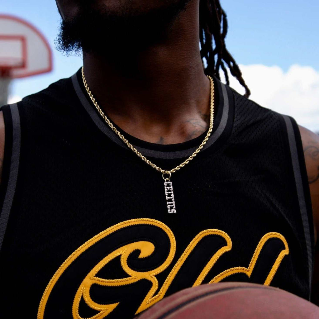 GLD PROMO Boston Celtics Wordmark Pendant