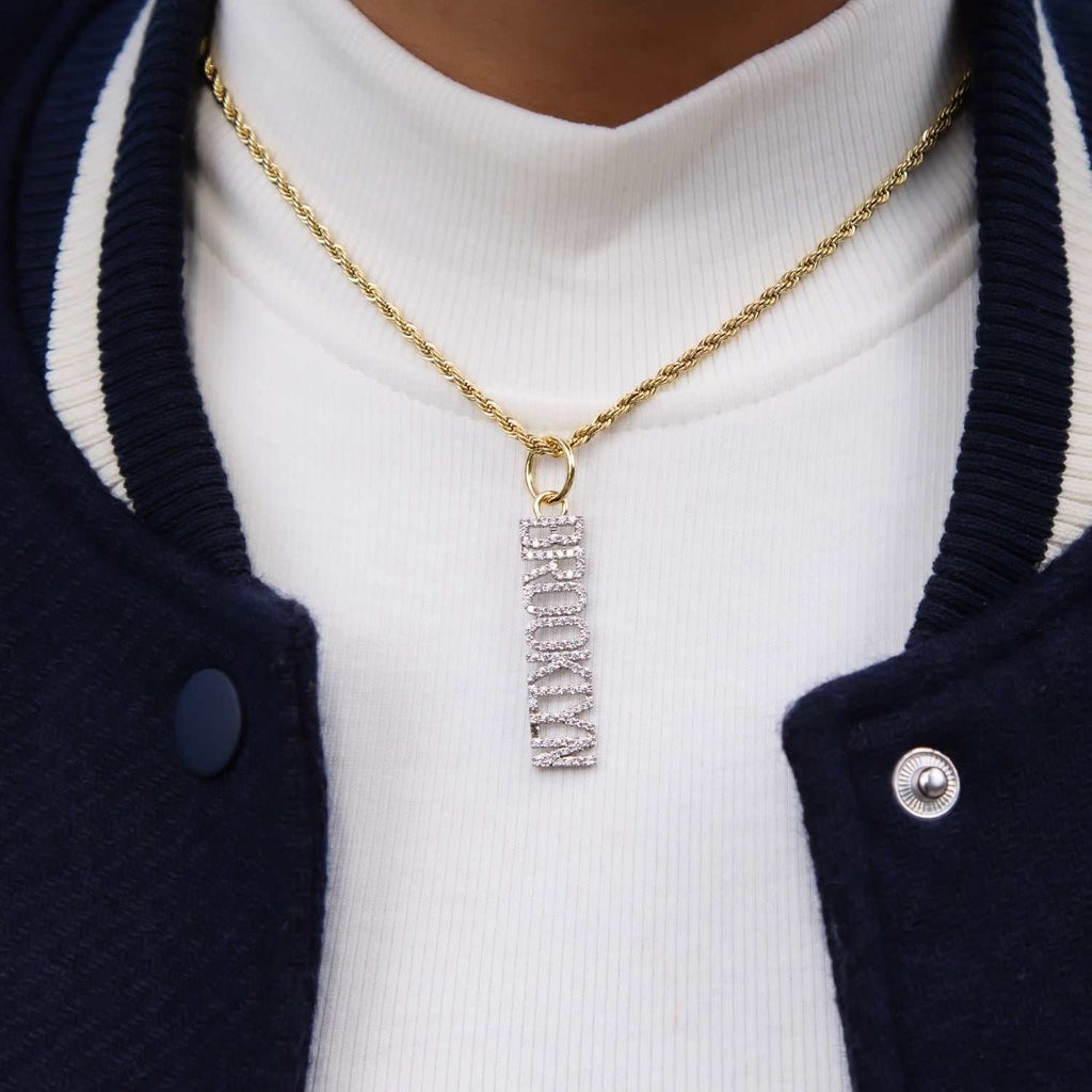 GLD PROMO - WOMEN Brooklyn Nets Wordmark Pendant