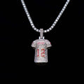 GLD PROMO Tampa Bay Buccaneers Tom Brady Jersey Pendant