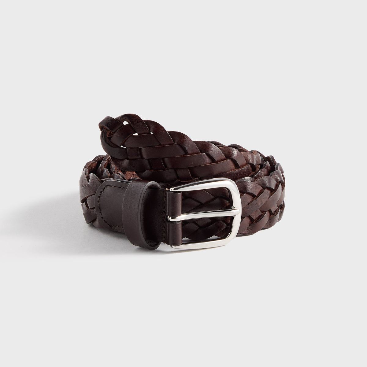 Anderson's Full Grain Brown Calf Leather Belt - Brown