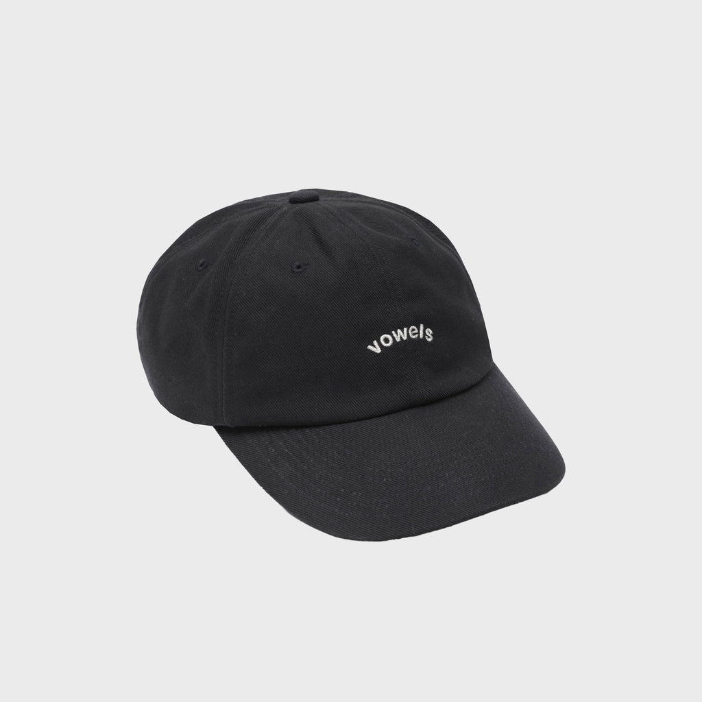 vowels Cotton Twill Cap - Silver
