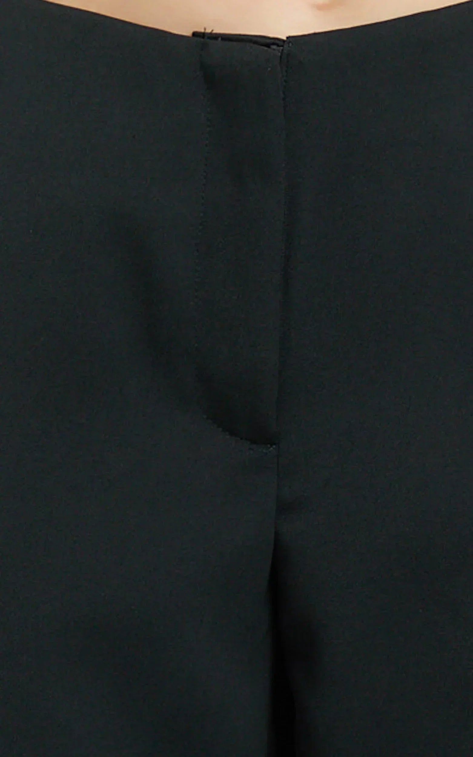 Frances Pants - Low Rise Relaxed Fit Pants in Black