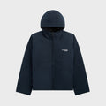 Acne Studios Hood Waxed Jacket - Evening Blue