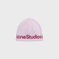 Acne Studios Wool Knit Beanie - Pink / Purple