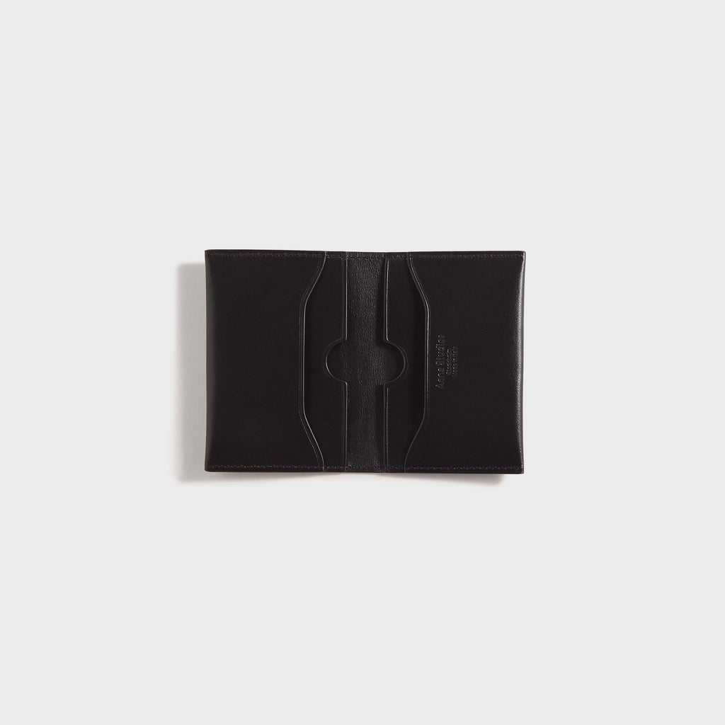 Acne Studios Folded Leather Wallet - Black