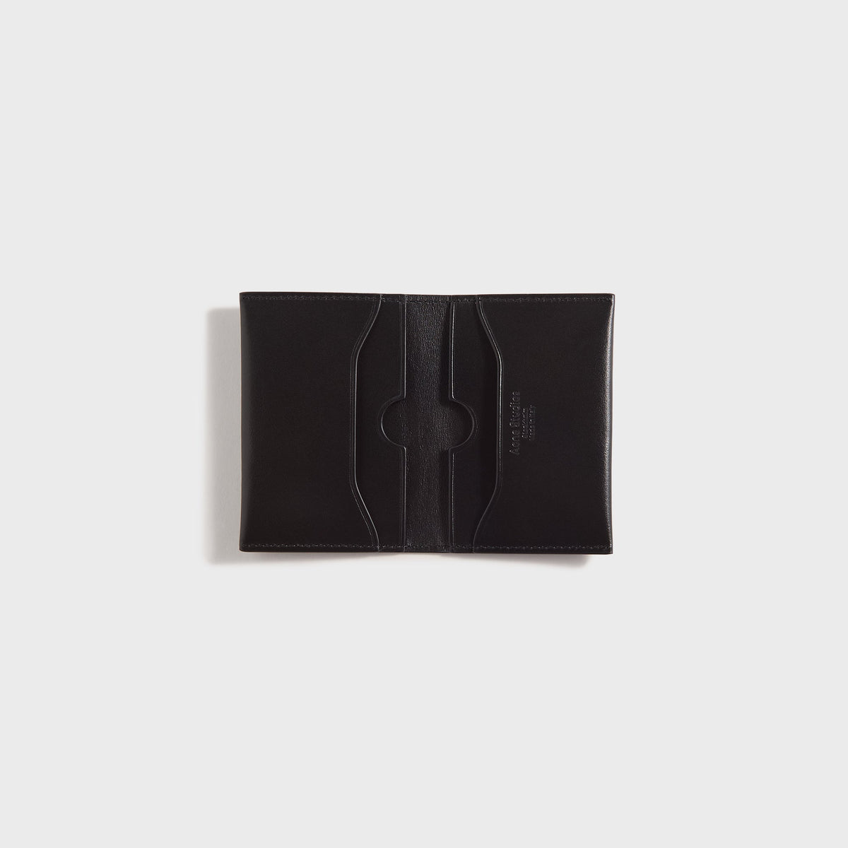 Acne Studios Folded Leather Wallet - Black