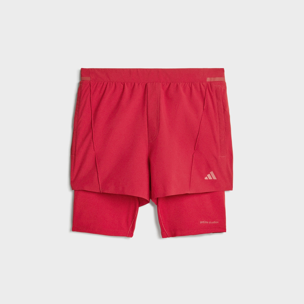 adidas x Entire Studios D4T Training 2-in-1 Short - Active Maroon