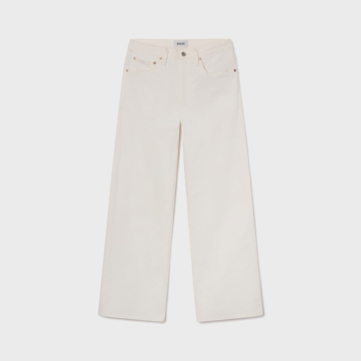 Agolde Arc Jeans - Chalk White