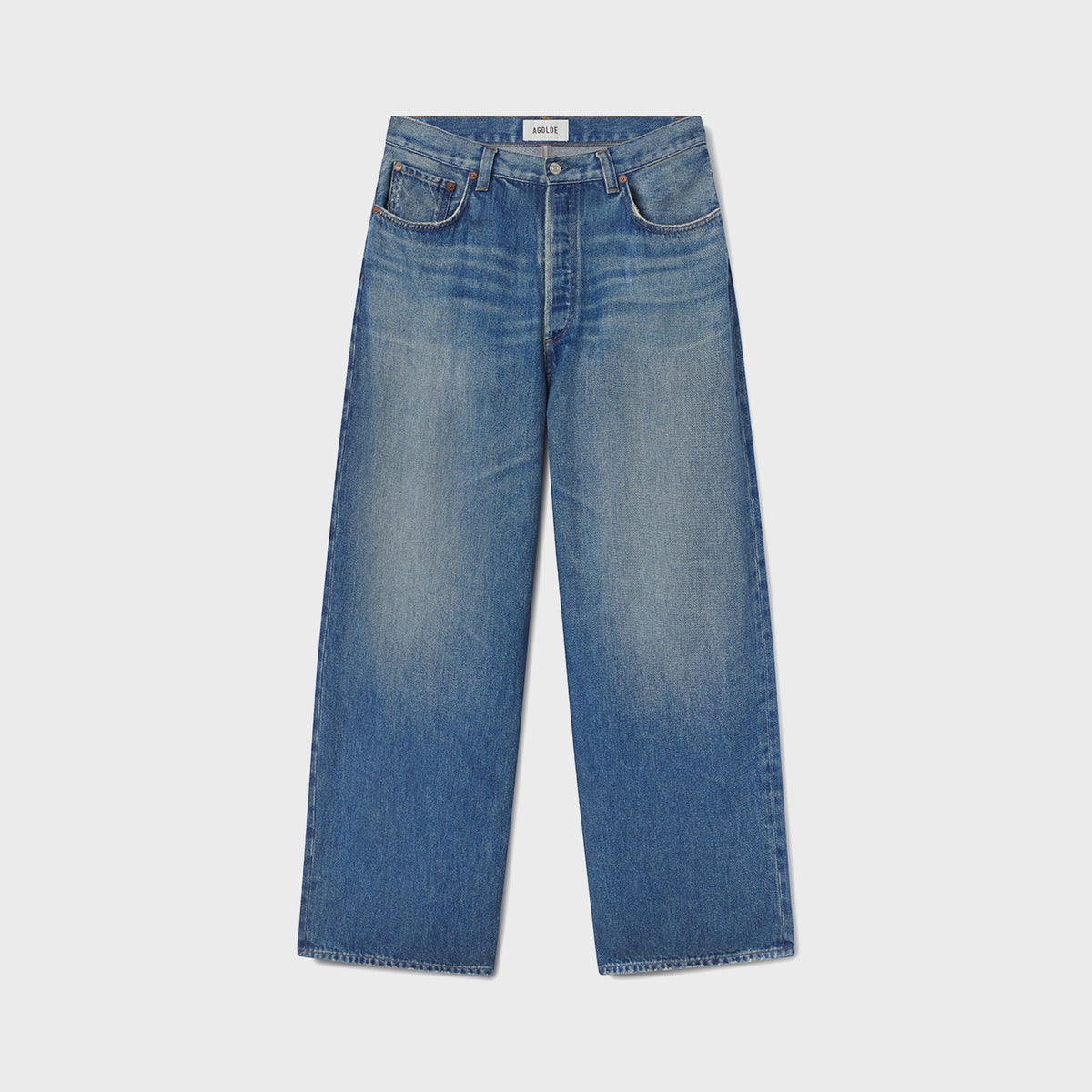 Agolde Rounded Baggy Jeans - Expression