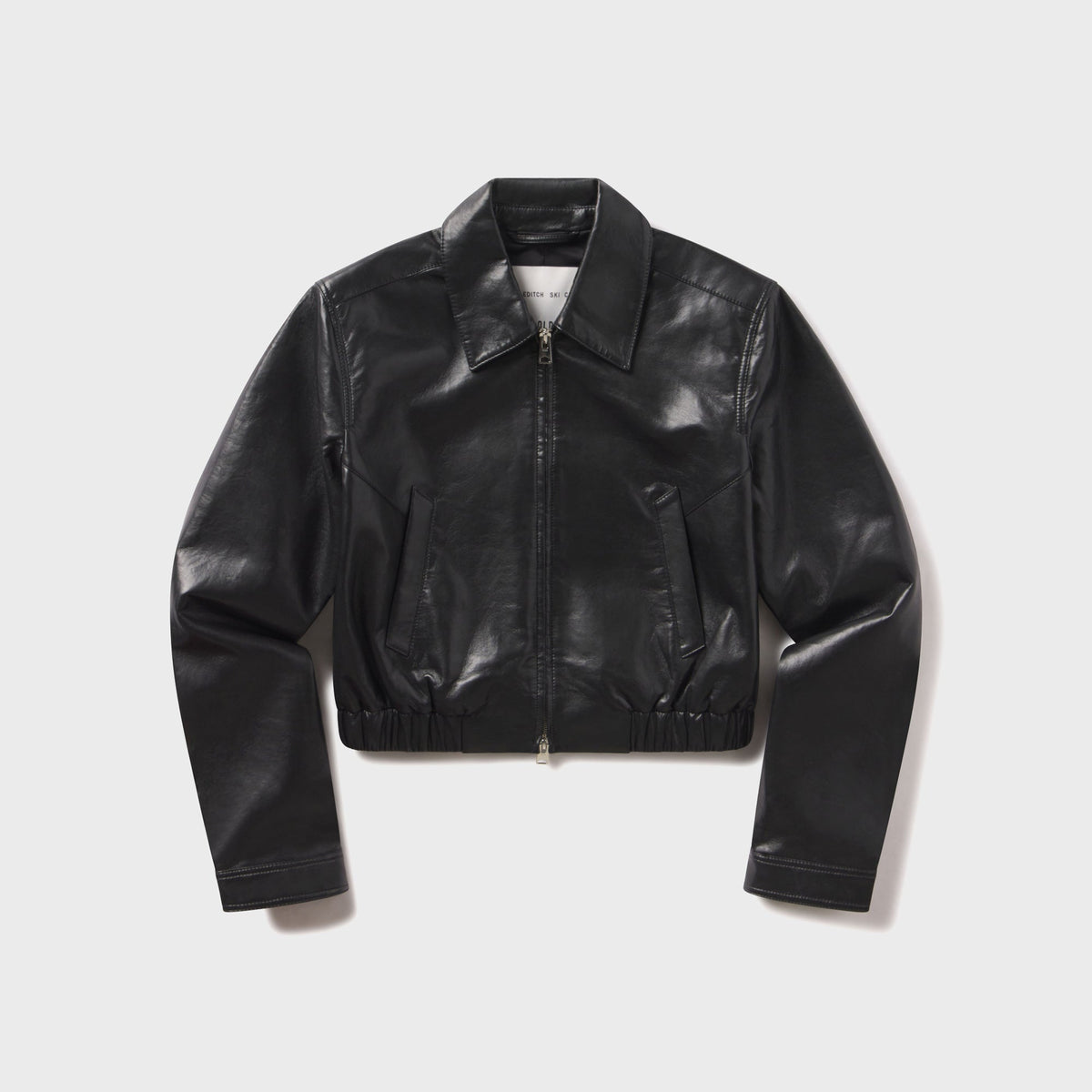 Agolde Essie Cropped Jacket - Black