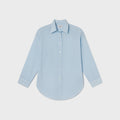 Agolde Sona Shirt - Fontana Stripe / Powder Blue