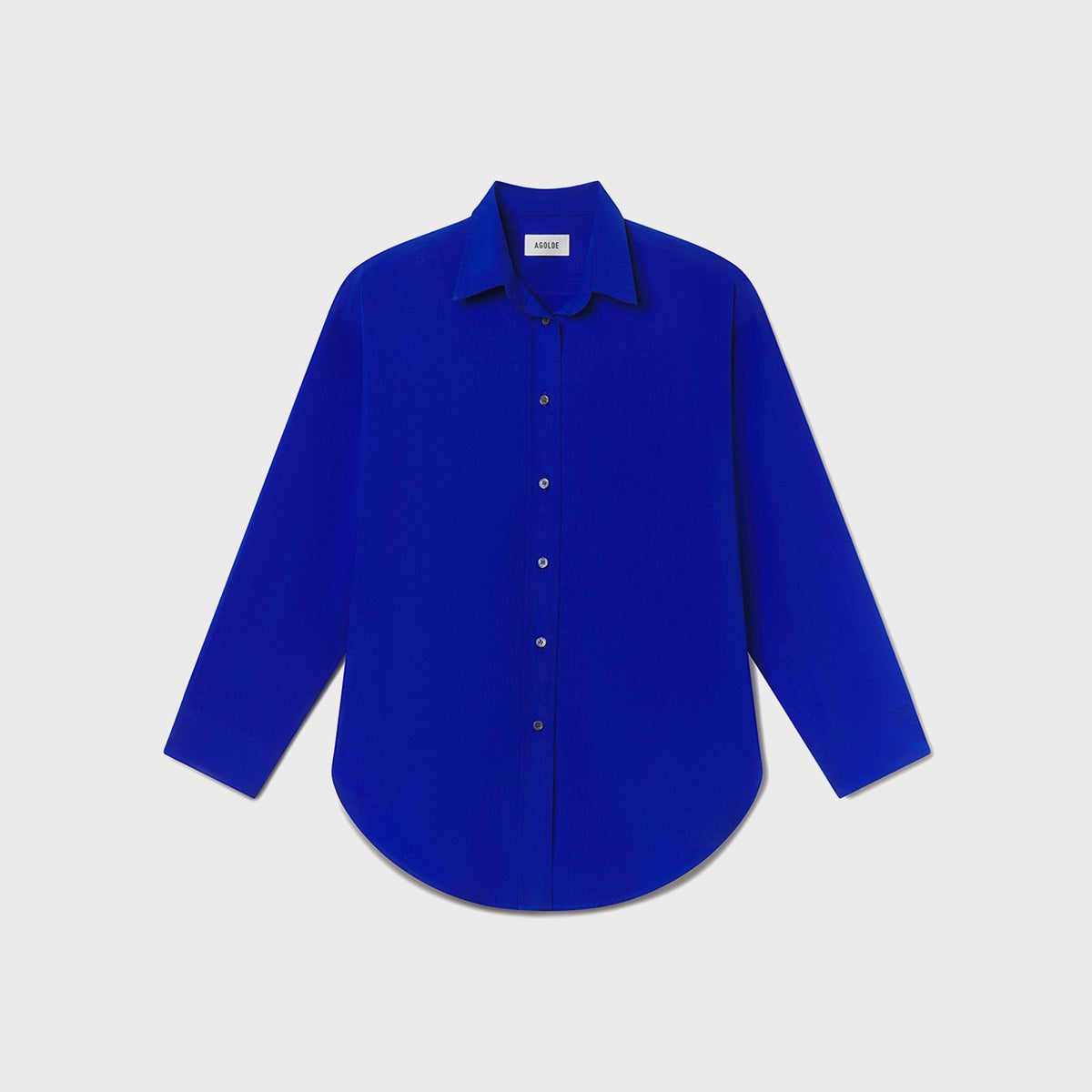 Agolde Sona Shirt - Cobalt
