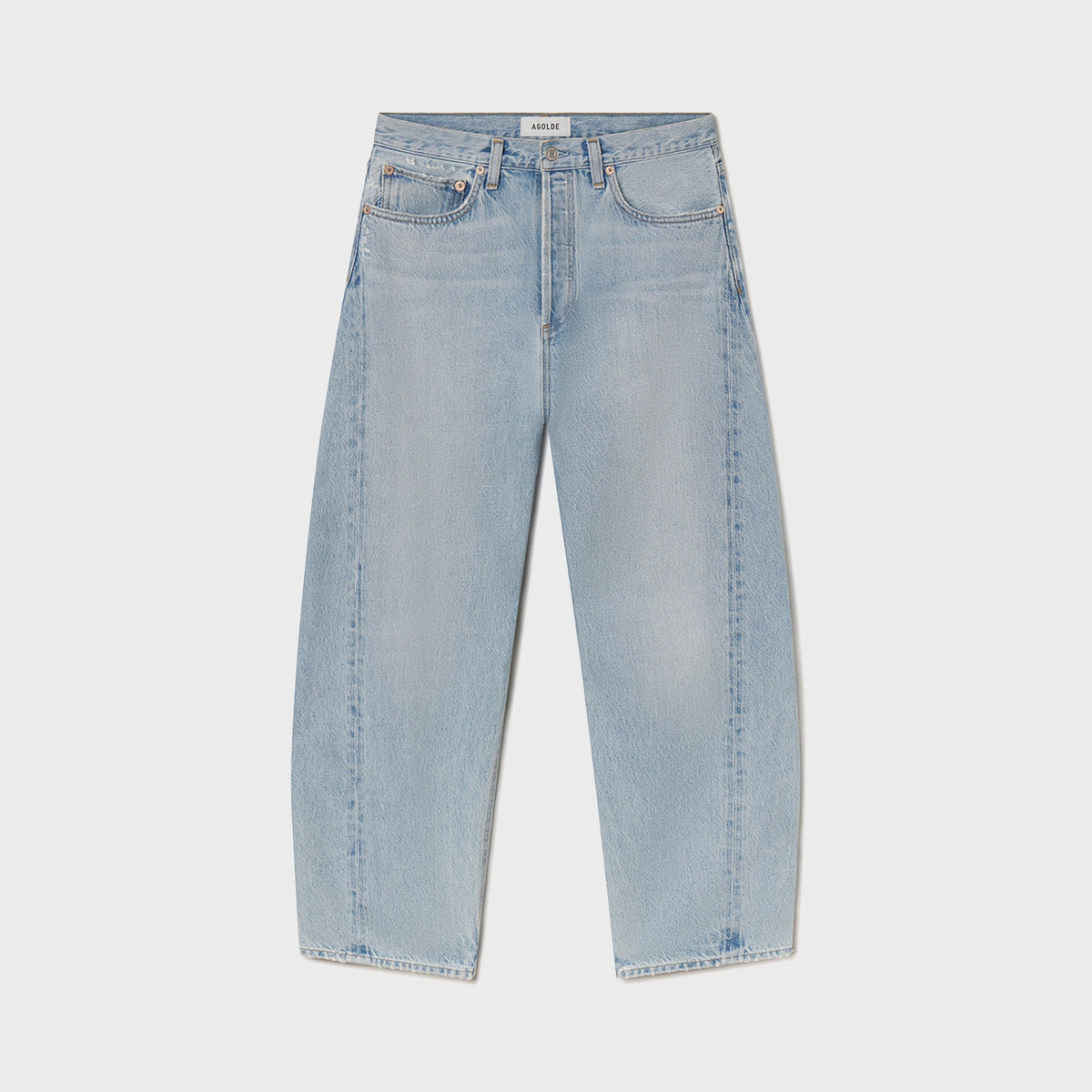 Agolde Luna High Rise Pieced Taper Jeans - Addition
