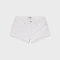 Agolde Low Rise Parker Short - Marshmallow