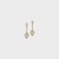 Alexis Bittar Asterales Gold Link Pear Drop Earring - Gold