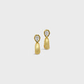 Alexis Bittar Asterales Teardrop Huggie Hoop Earring - Gold