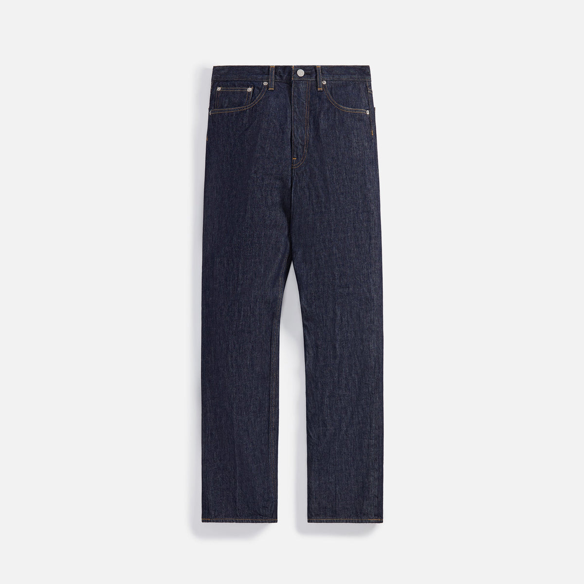 Auralee Hard Twist Denim 5P Pants - Indigo