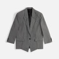 The Attico Glen Blazer - Grey and White