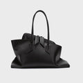The Attico La Passeggiata Medium Top Handle Bag - Black