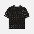 Alexander Wang Crystal Logo Tee - Black