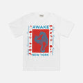 Awake Seahorse Tee - White