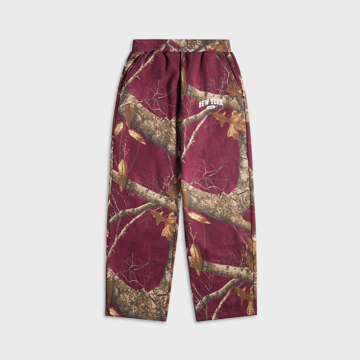 Awake NY New York Arch Open Hem Sweatpant - Merlot