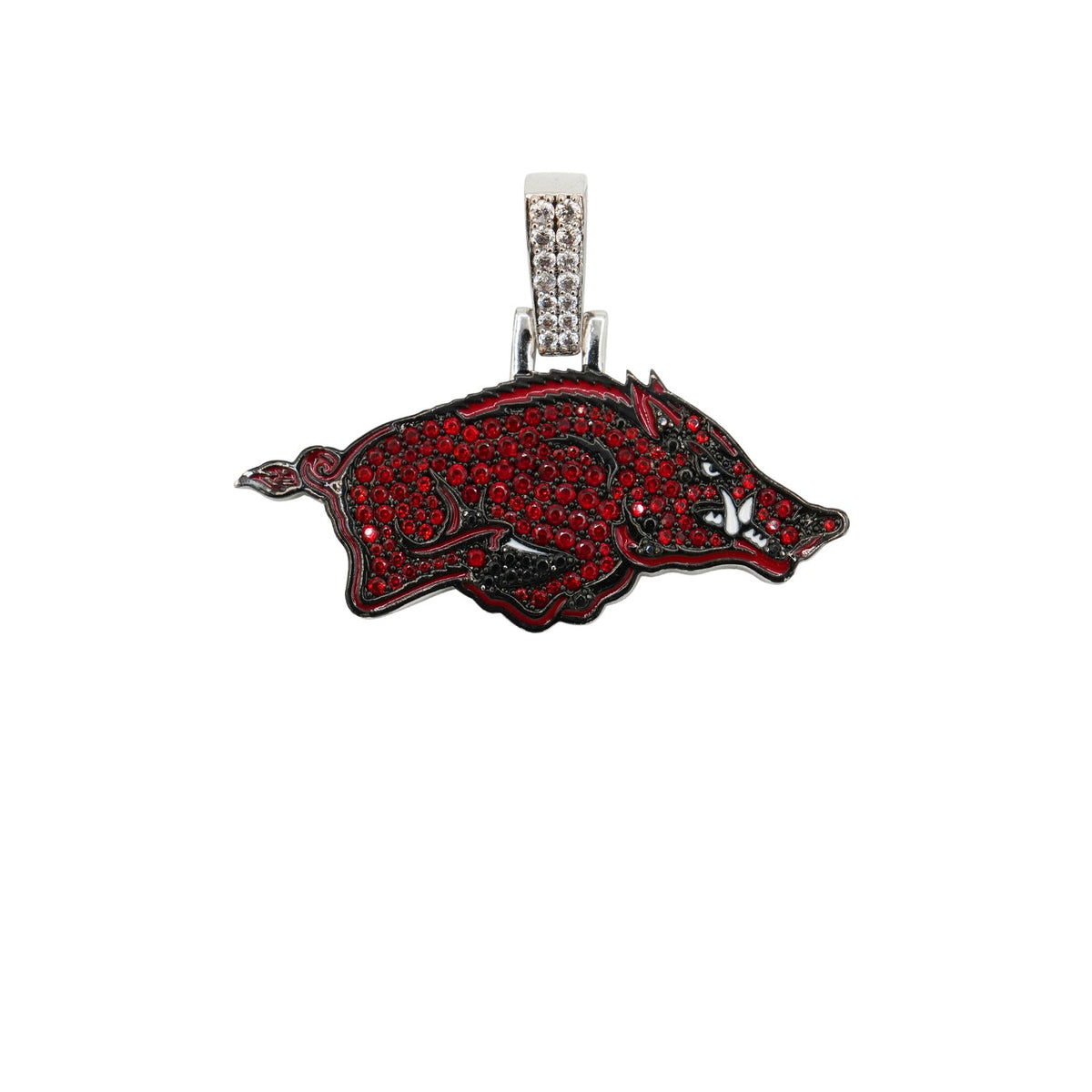 GLD Promo Sets - NCAA Arkansas Razorbacks Logo in White Gold