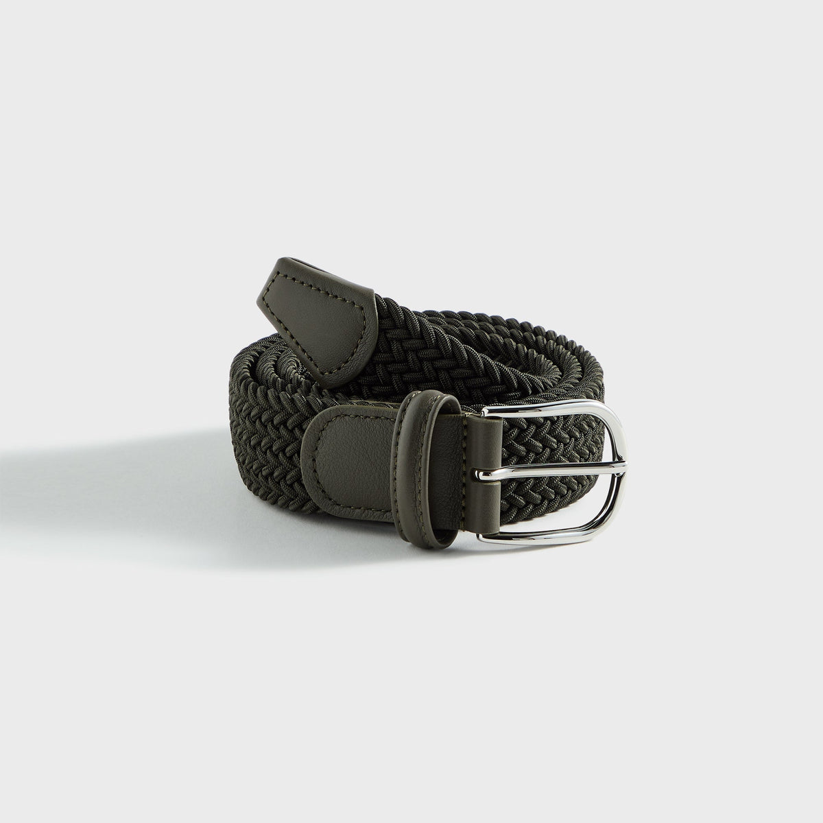 Anderson's Elastic Woven Green Belt - Green