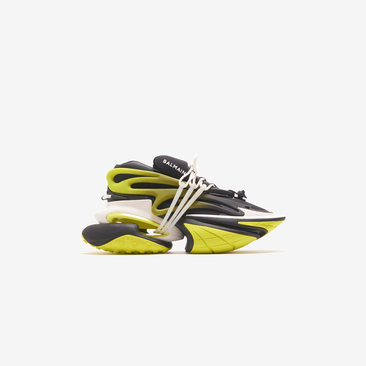 Balmain Unicorn - Neoprene / Metallic Mesh Noir / Vert Fluo