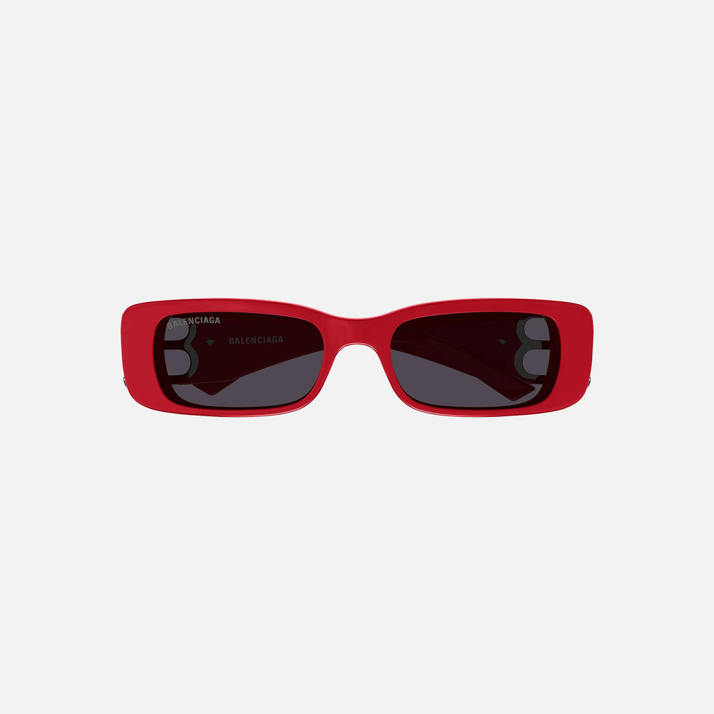 Balenciaga BB Logo Hinge Square Frame - Red / Grey