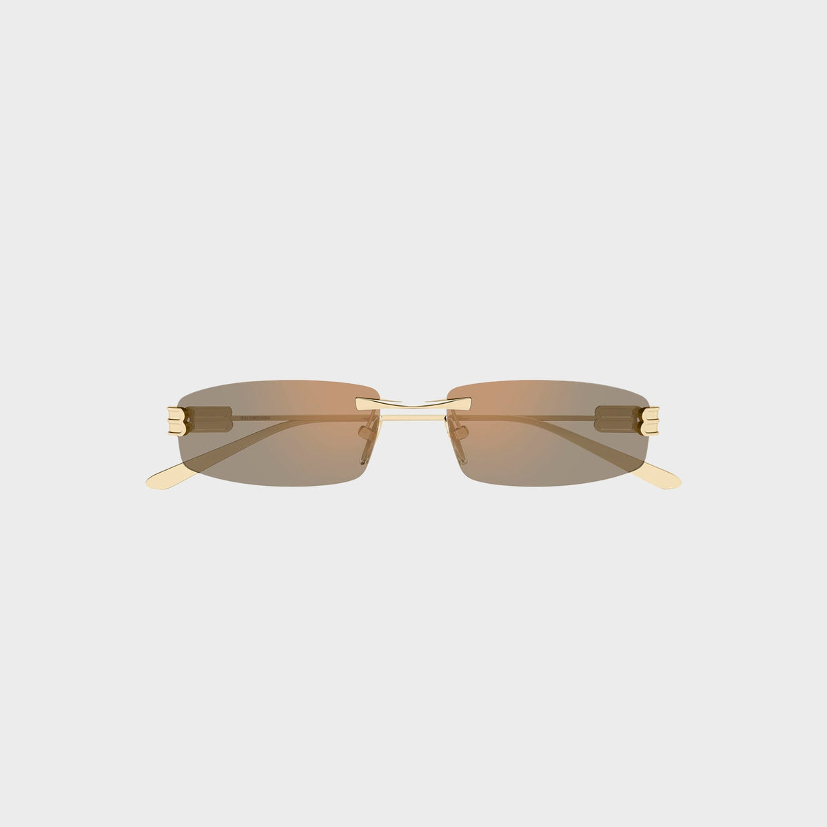 Balenciaga Metal Sunglasses - Gold / Pink