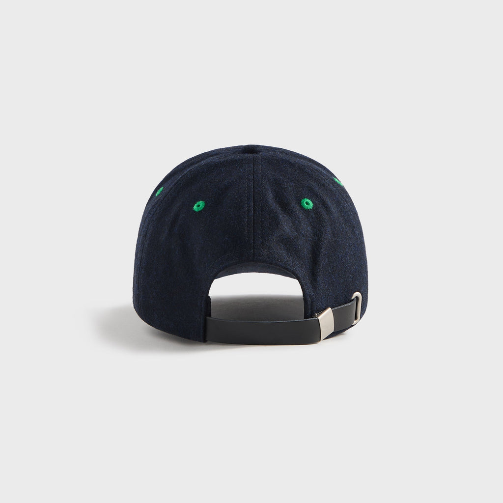 Brain Dead Batwing Logohead Flannel Hat - Navy