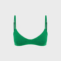 Bond Eye Edwards Crop Top - Emerald Shimmer