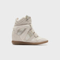 Isabel Marant WMNS Bekett High-Top Sneakers - Ecru