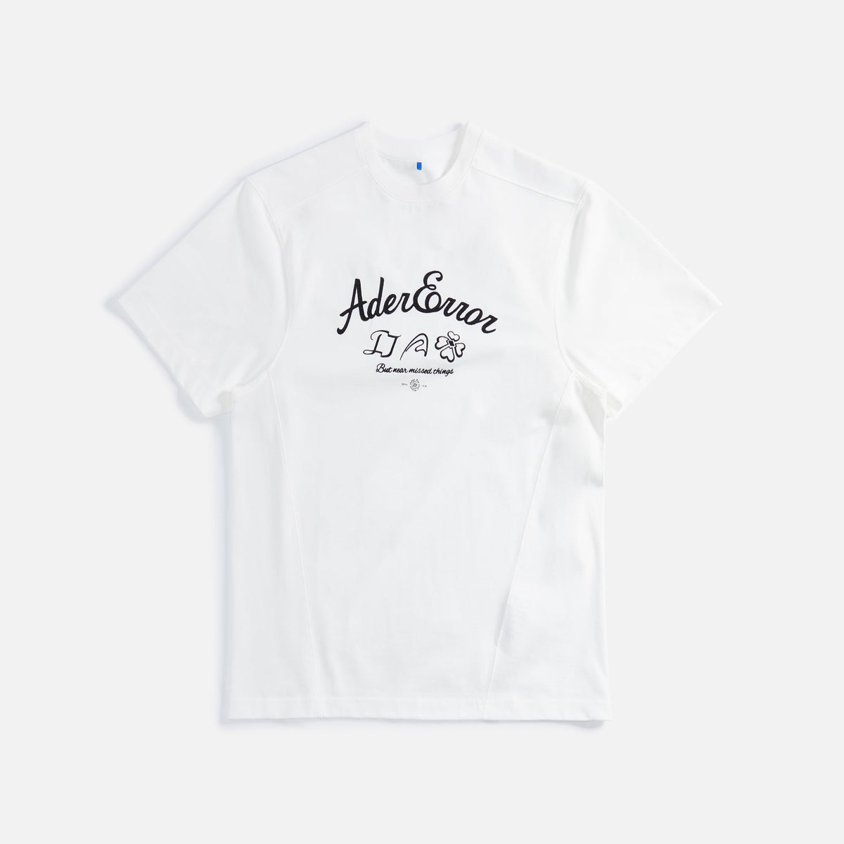 Ader Error Semi-Oversized Logo Tee - White