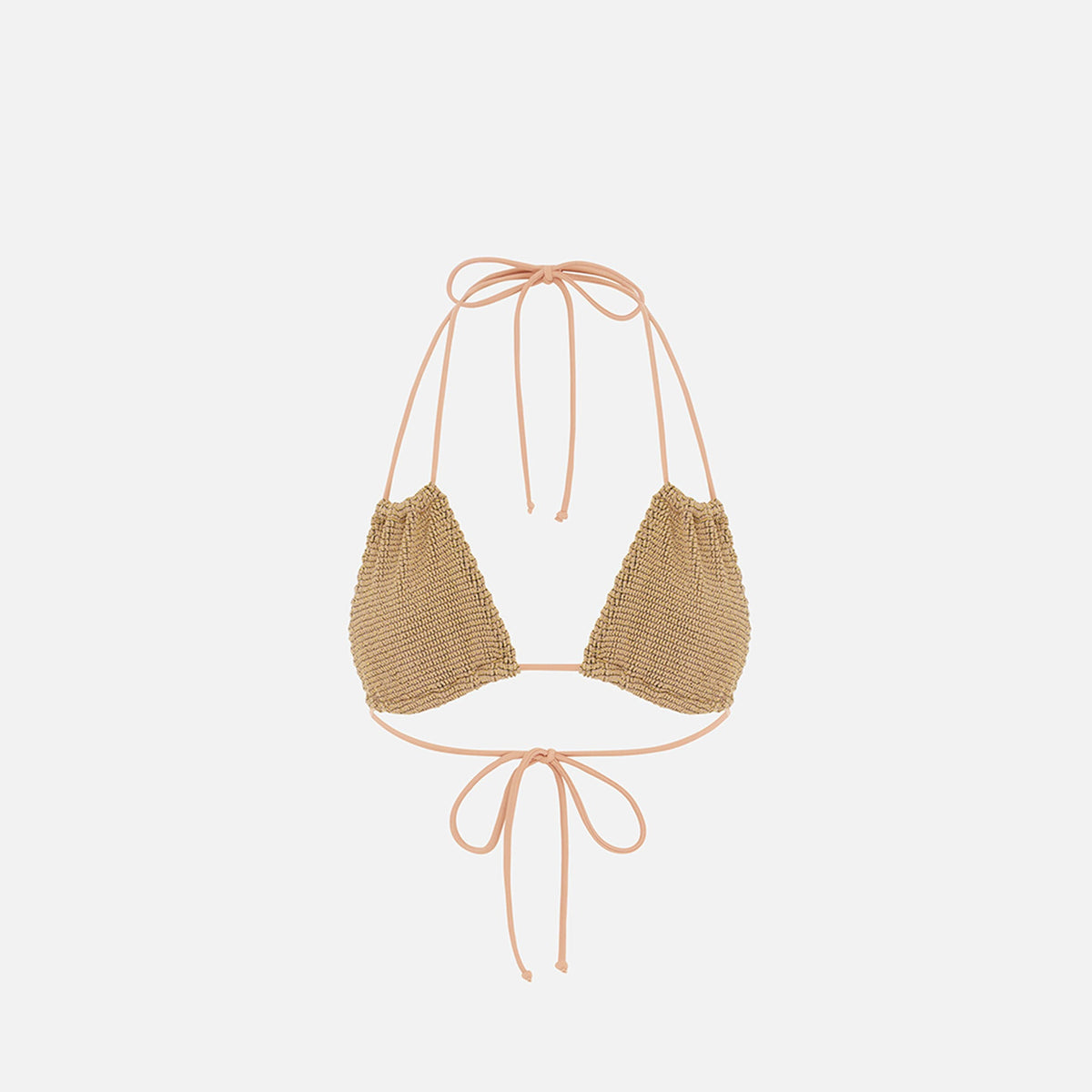 Bond Eye Andy Triangle Top - Fawn Lurex