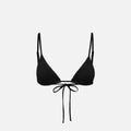 Bond Eye Luana Triangle Bikini Top - Black Eco