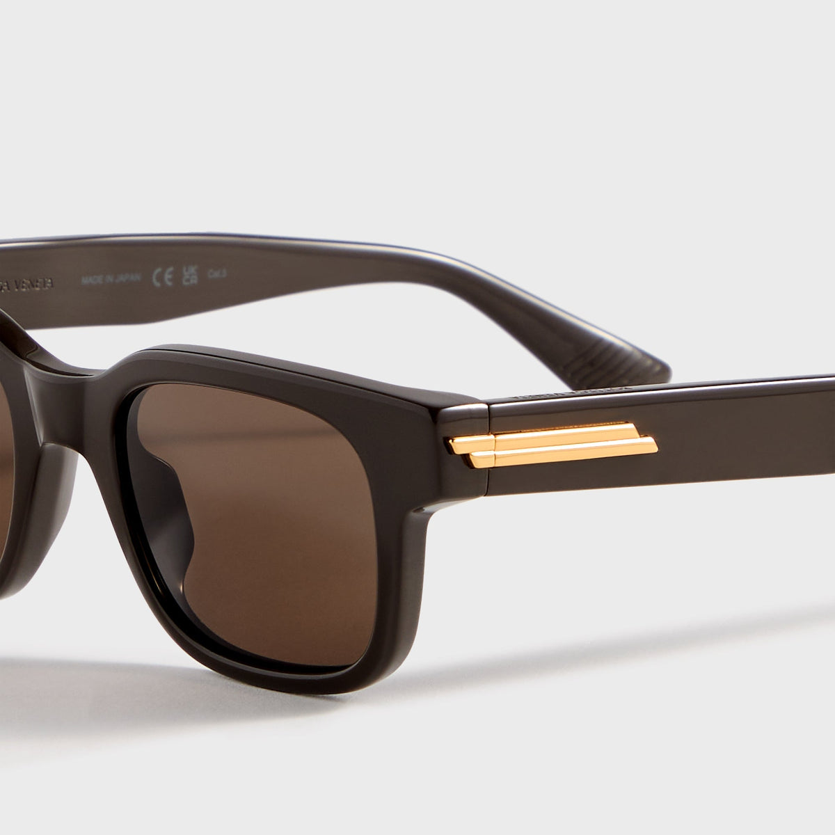 Bottega Veneta Square Sunglasses - Brown