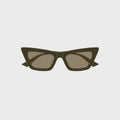 Bottega Veneta Cat-Eye Sunglasses - Green / Brown