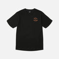 Born x Raised Rocker Crew Neck Tee - Black / Orange