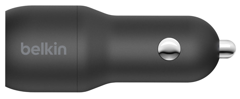 Belkin BOOST UP CHARGE Dual USB-A Car Charger 24W + USB-A to USB-C Cable - CCE001BT1MBK - image 5