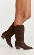 Billini - Townes Boots in Dark Cacao Suede