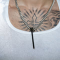 GLD Men Golf Tee Pendant in Black