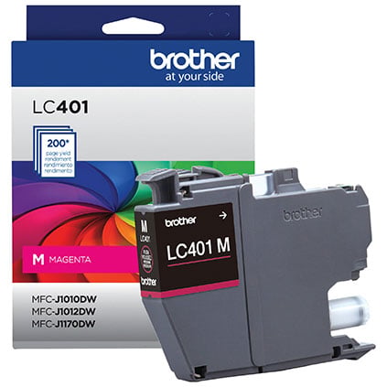 Brother Standard-Yield Magenta Ink Cartridge - LC401MS - image 5
